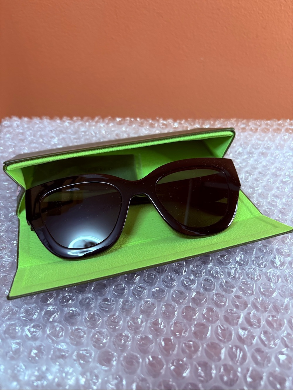 Longchamp Women’s Dark Brown Cat-Eye Sunglasses